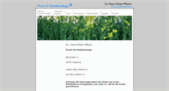 Desktop Screenshot of drpflaum.de